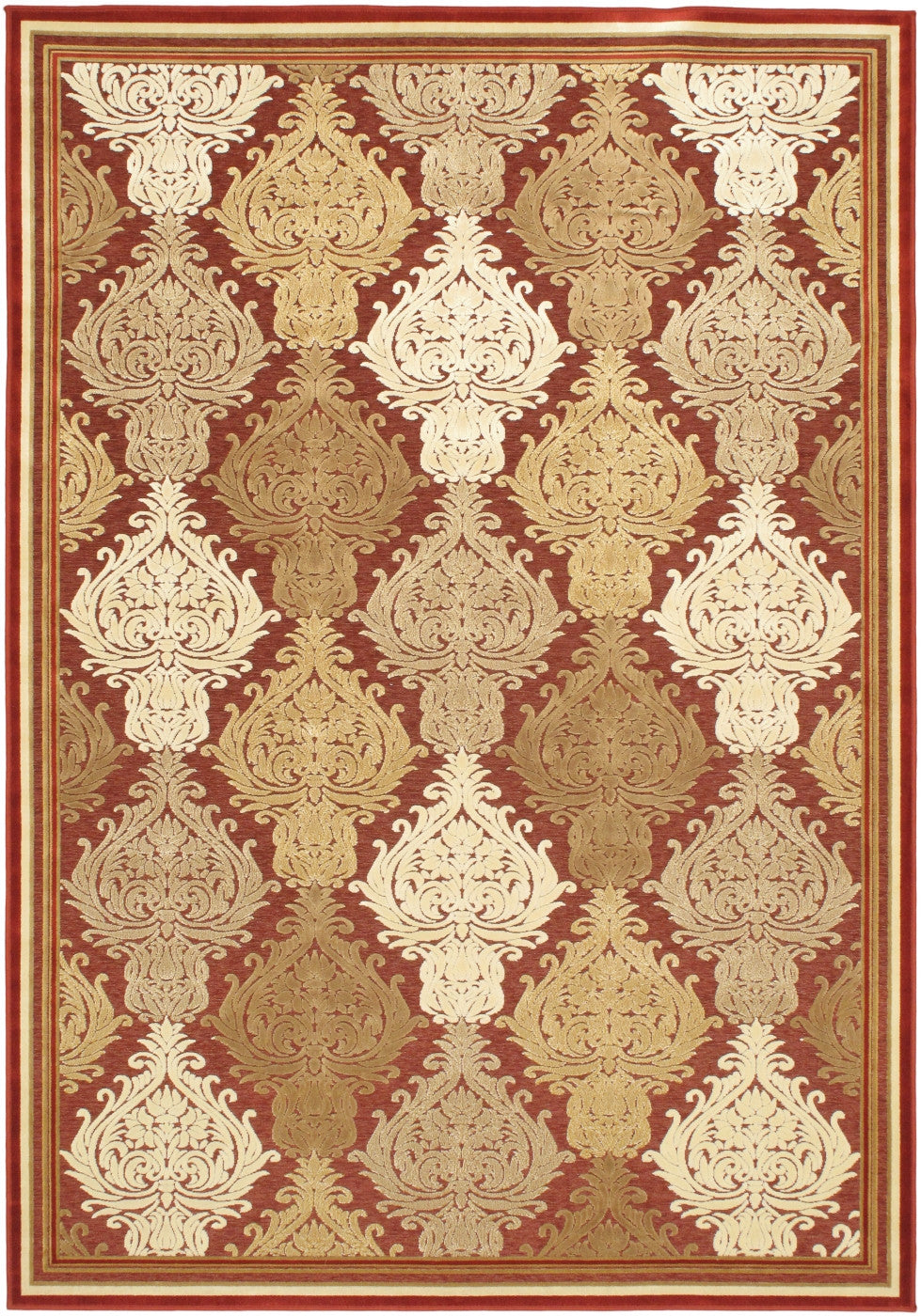 Babylon Garden Cream, Dark Copper  Rug 5'3