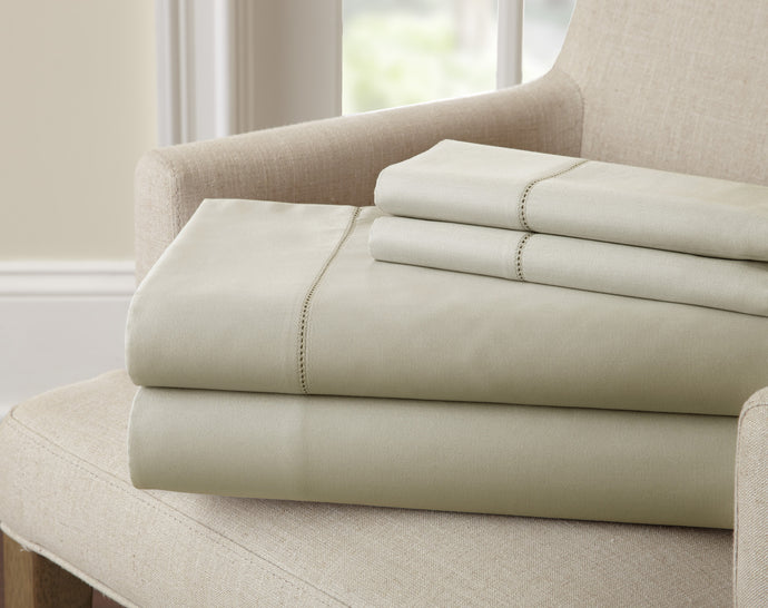1500 TC Egyptian cotton rich solid 4 Piece Sheet Set Linen Queen