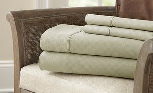 4 Piece Embossed Sheet Set Dylan Champagne King