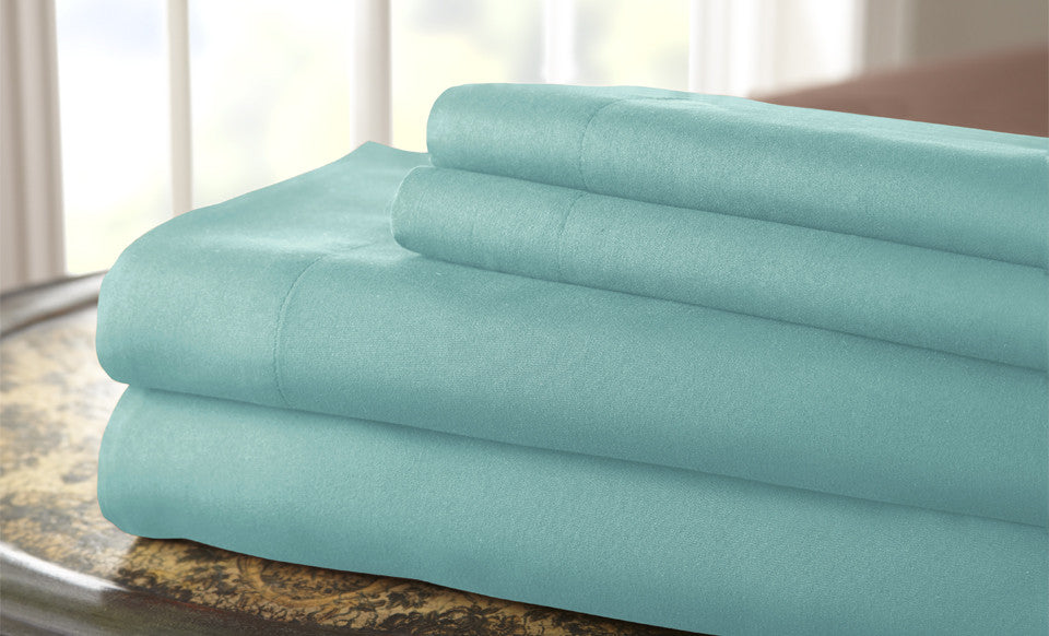 Hotel Collection Solid 4 Piece Sheet Set Marine King