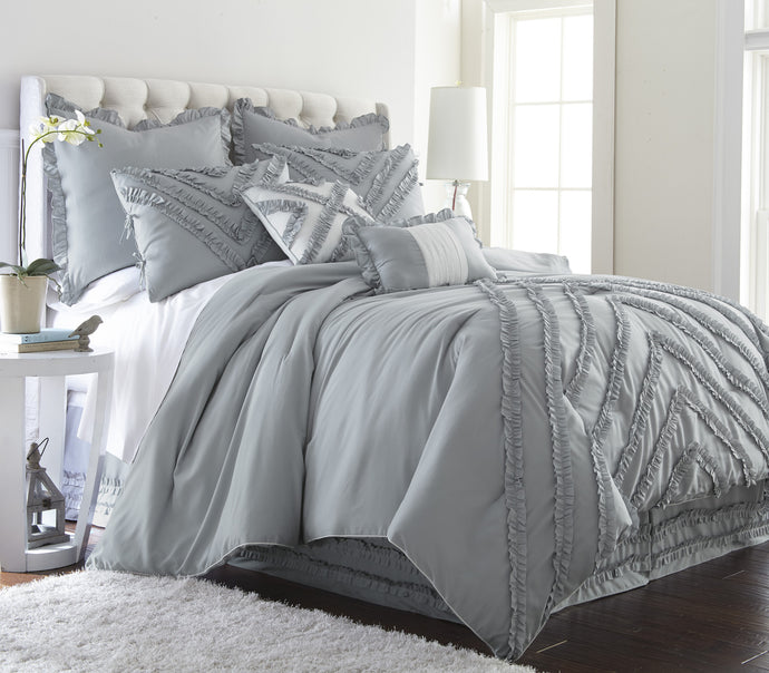 8 Piece Comforter Set Julianne Queen