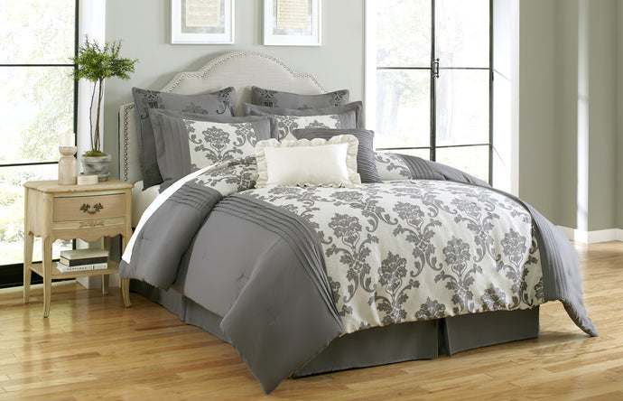 8 Piece Comforter Set Daniella Queen