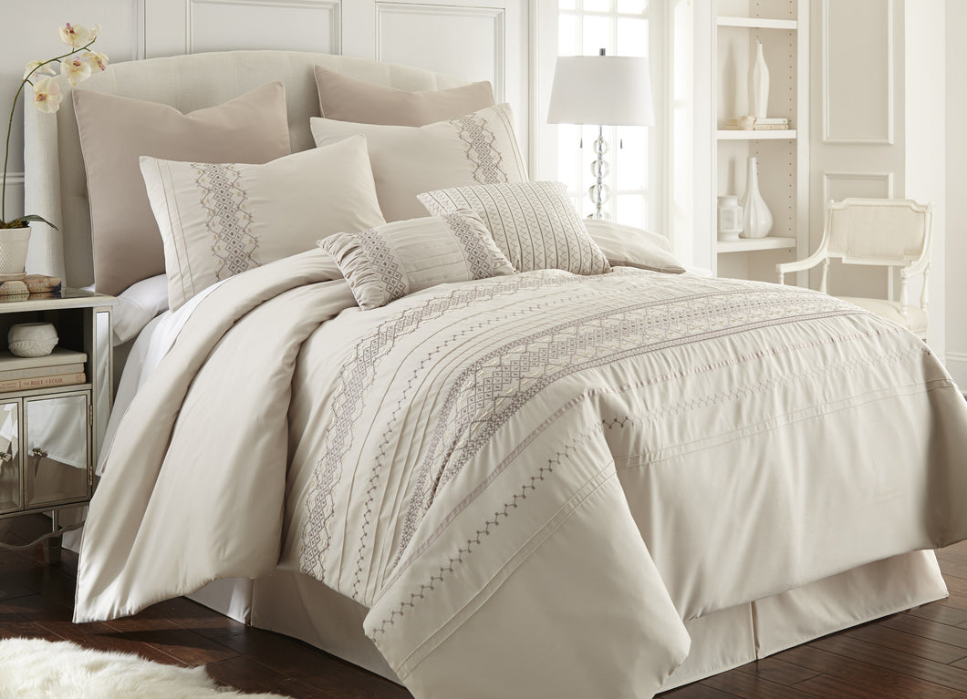 8 Piece Comforter Set Shadow Creek Queen
