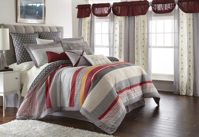 24 Piece Comforter Set - Tangiers Queen