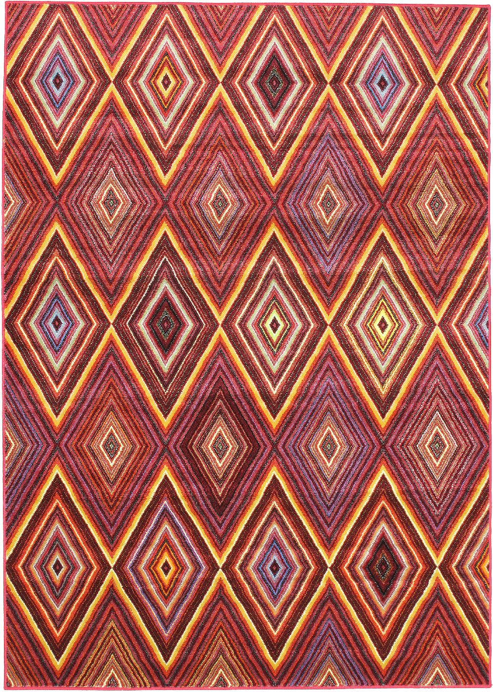 Chroma Diamond Red  Rug 5'5