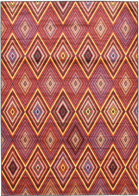 Chroma Diamond Red Rug 6'7