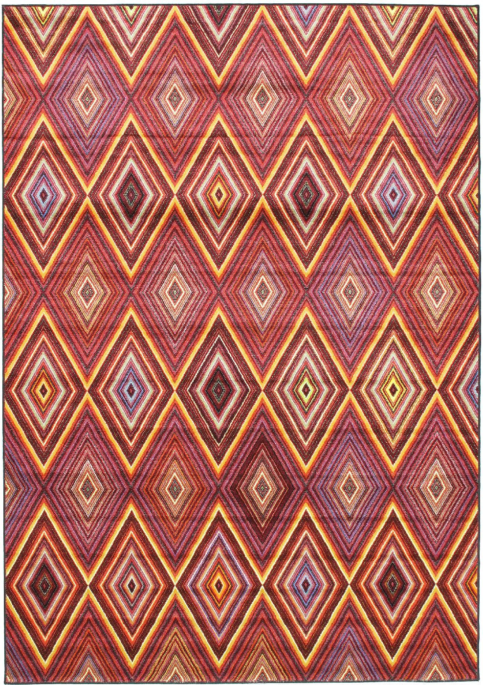 Chroma Diamond Red Rug 6'7