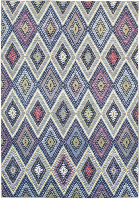 Chroma Diamond Blues Rug 6'7