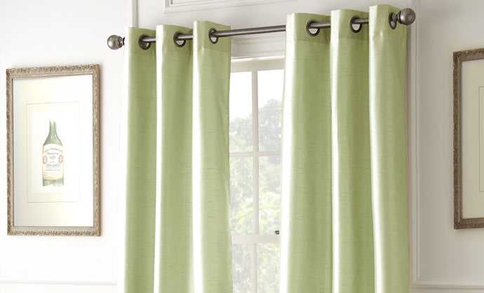 2 Pack Black Out Curtains in Sage