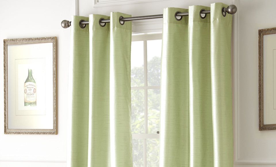2 Pack Black Out Curtains in Sage