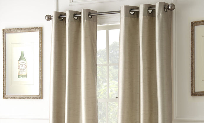 2 Pack Black Out Curtains in Taupe