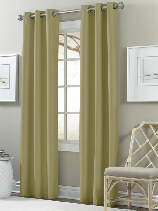 2 Pack Textured Black out Curtain Sunlight