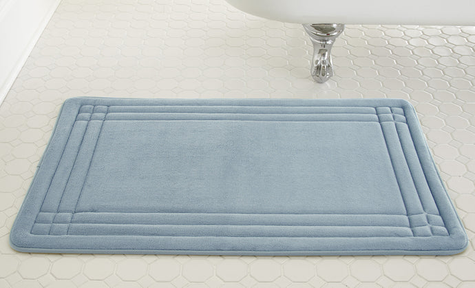 Embossed Memory foam mats GeoPlex  Blue