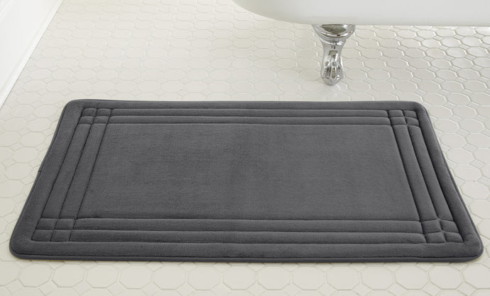 Embossed Memory foam mats GeoPlex  Gray