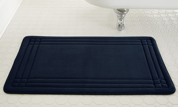 Embossed Memory foam mats GeoPlex  Indigo