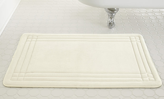 Embossed Memory foam mats GeoPlex  Ivory
