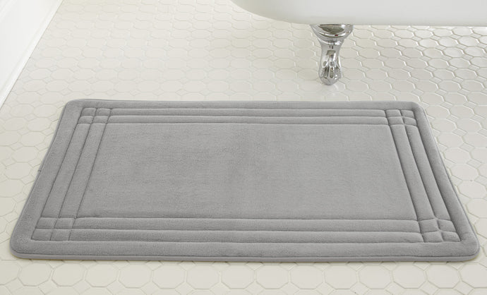 Embossed Memory foam mats GeoPlex  Silver