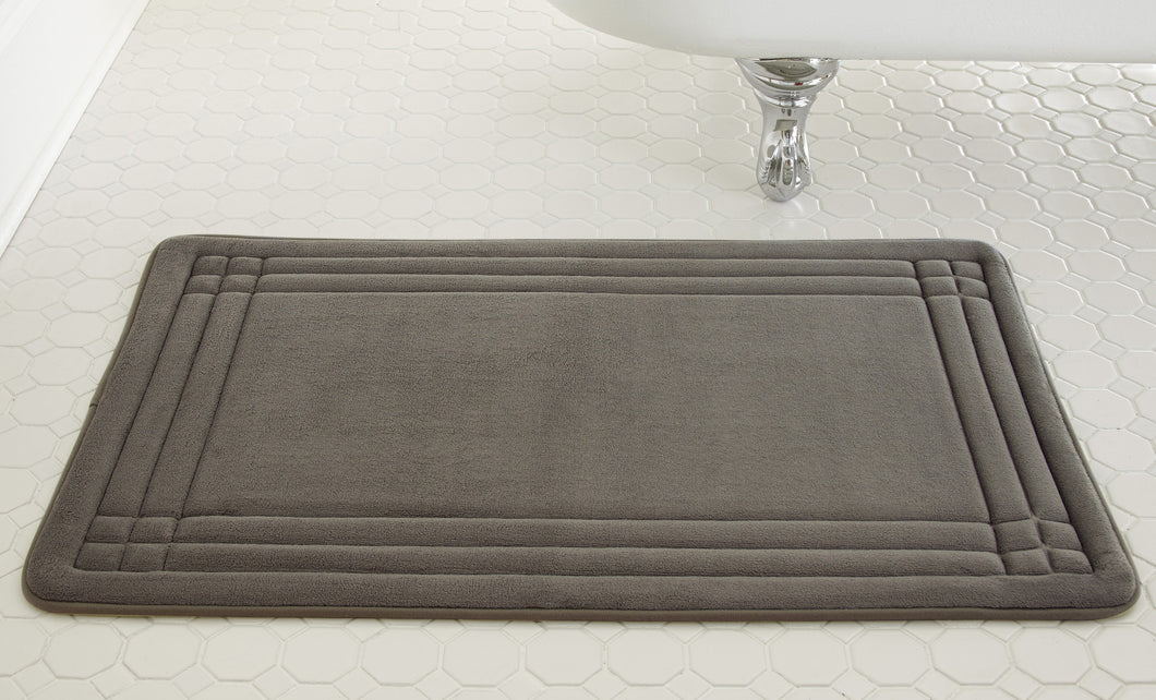 Embossed Memory foam mats GeoPlex  Taupe