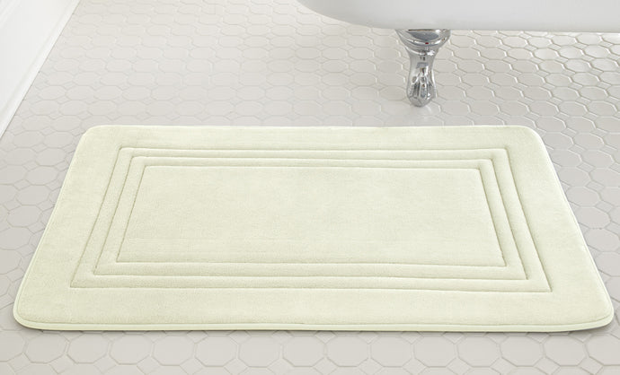 Embossed  Memory foam mats Echo Ivory