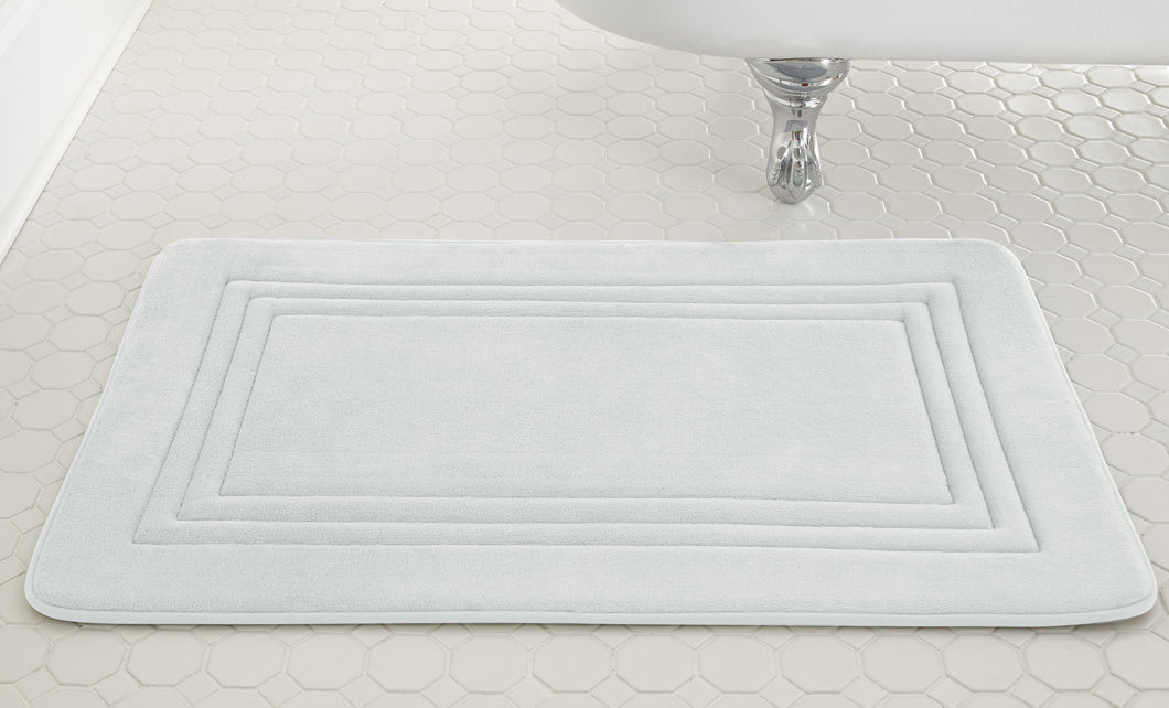 Embossed Memory foam mats Echo White