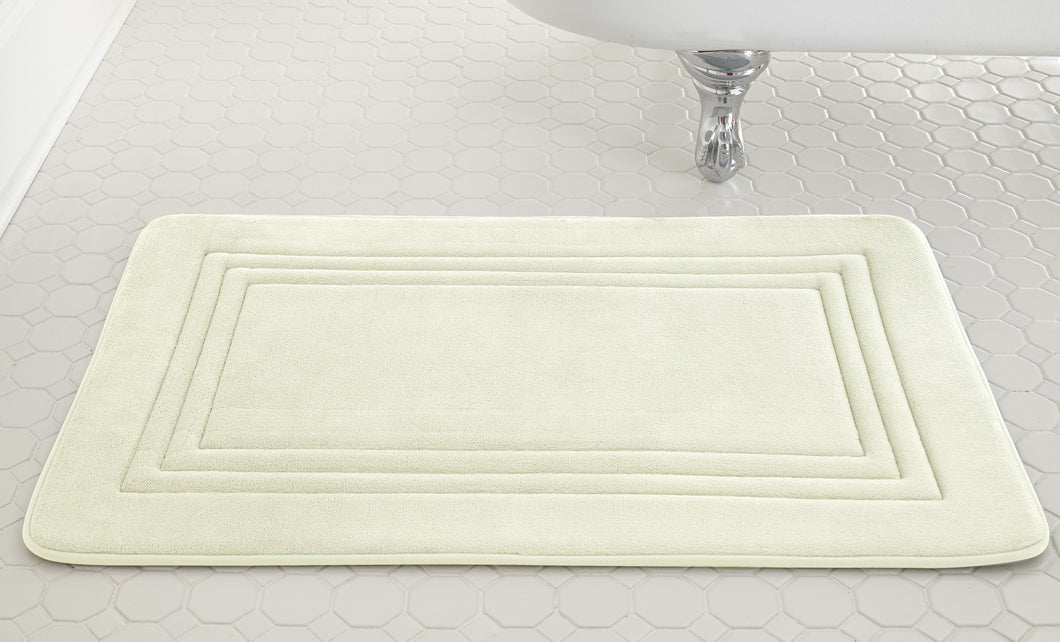 Embossed Memory foam mats Echo Ivory