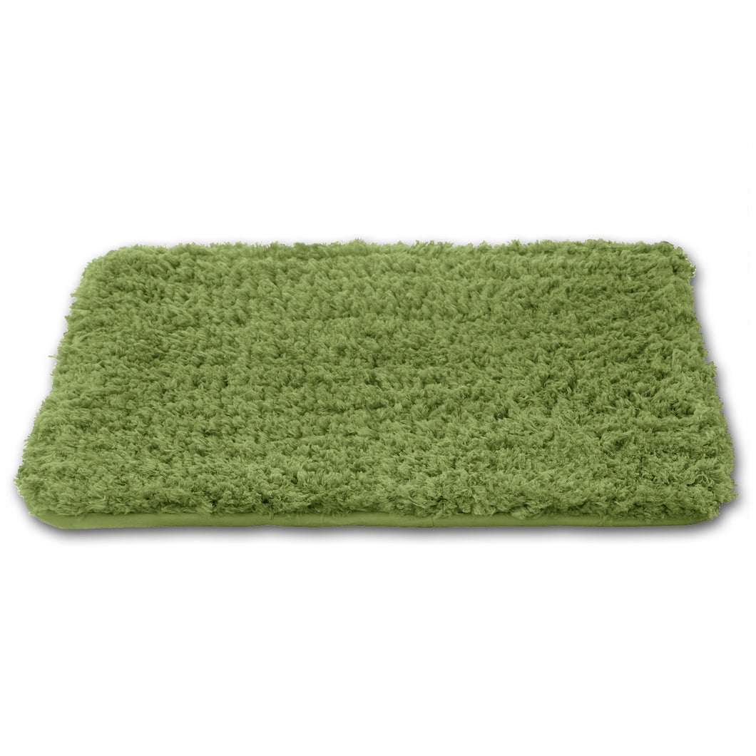 Shaggy Memory Foam Bath Mat 17X24 Sage