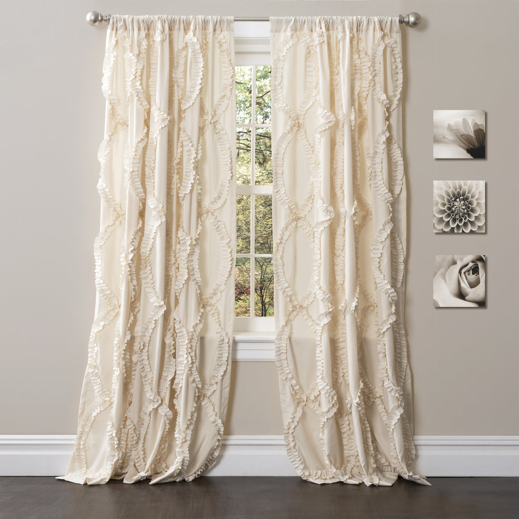 Avon Window Curtain Ivory
