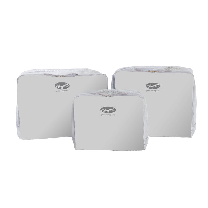 3-Piece Packing Pouch Set In Gray