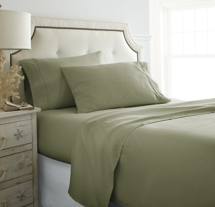 Becky Cameron™ Premium Double Brushed 4 Piece Sheet Set in Queen Sage
