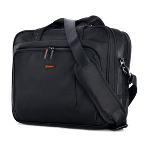"Elevate" Slim Briefcase In Black