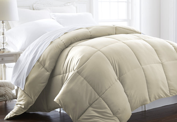 Becky Cameron™ Super Plush Overfilled Down Fiber Comforter in Twin/Twin Extra Long Ivory