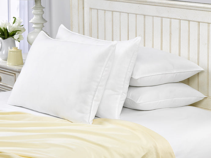 4 Pack French Country Hypoallergenic Down Like Gel Pillow /  King Size