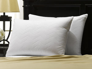 2 Pack Ella Jayne Home Cotton Quilted  Gel Pillow / King Size