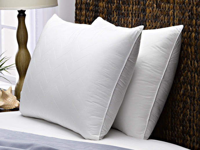 2 Pack Le' Nautique Collection 230Tc Quilted Gel Filled Pillow / Queen Size