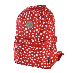 "Cornell" 18" Backpack In Red Dot