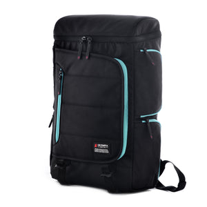 "Einstein" 20" Backpack In Navy Black