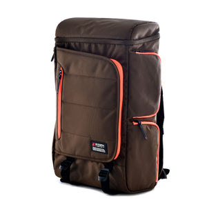 "Einstein" 20" Backpack In Chocolate Brown