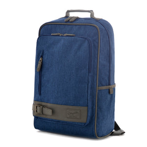 "Apollo" 18" Backpack In Deep Blue