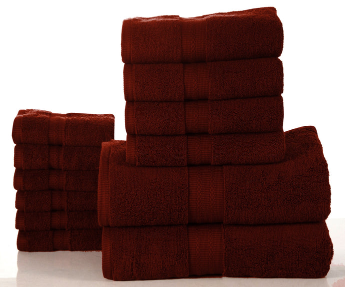 12 Piece Towel Set in Biking Red