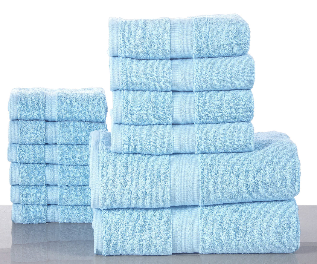 12 Piece Towel Set in Blue