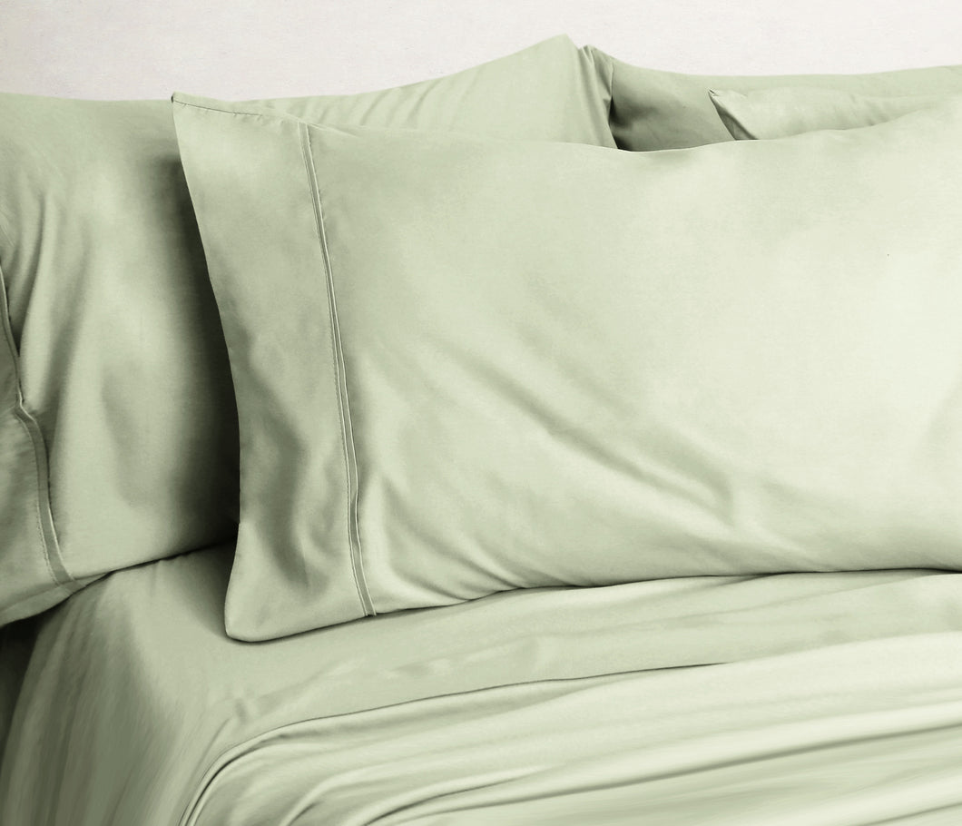Mirabelle Bamboo Sheets 6pc Set Twin in Sage