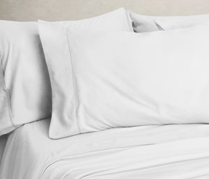 Mirabelle Bamboo Sheets 6pc Set King in White