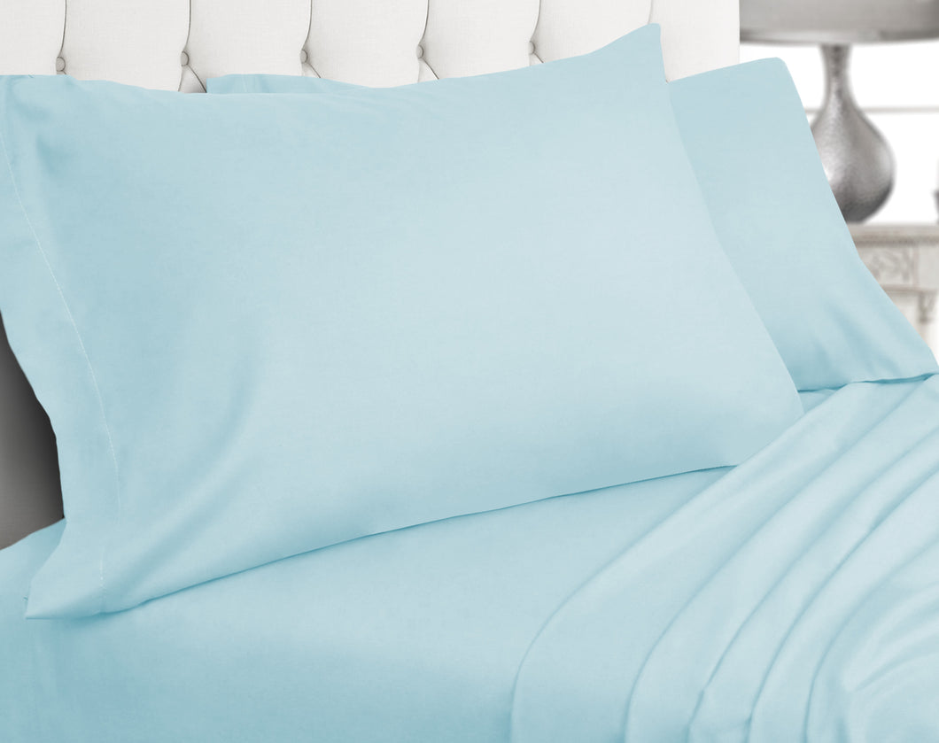 Mirabelle Bamboo Sheets 4pc Set Full in Sky