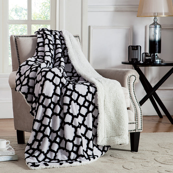 Chantal Jacquard Throw In 50X70 In Black