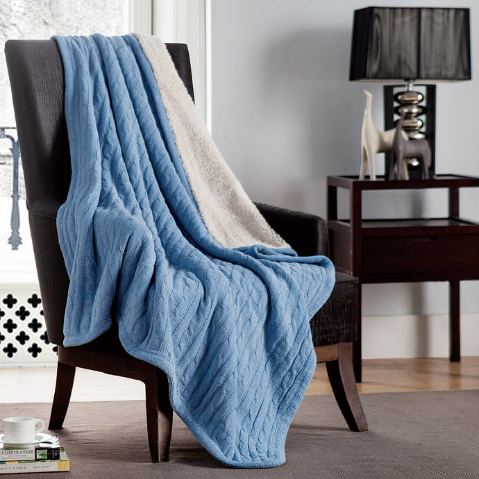 Denali Sweater Knit Sherpa In Black