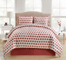 Delancey 10 Piece Bed In A Bag In King Red