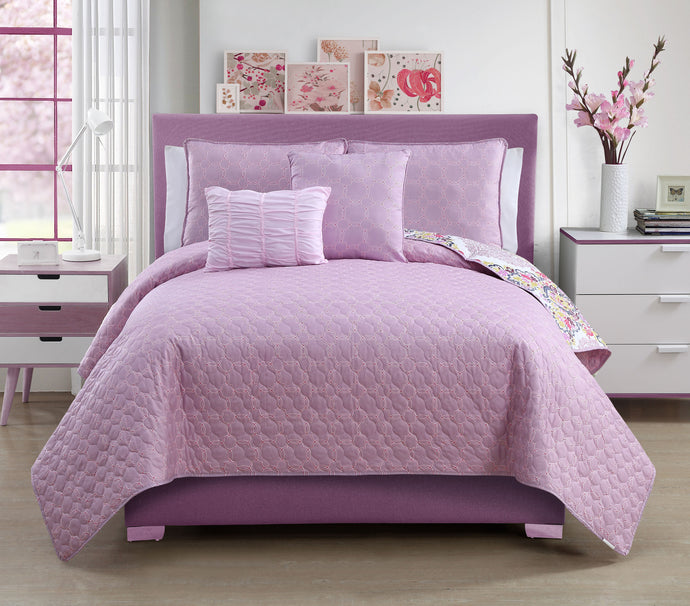 Dolce Vita 4 Piece Quilt Set In Multi