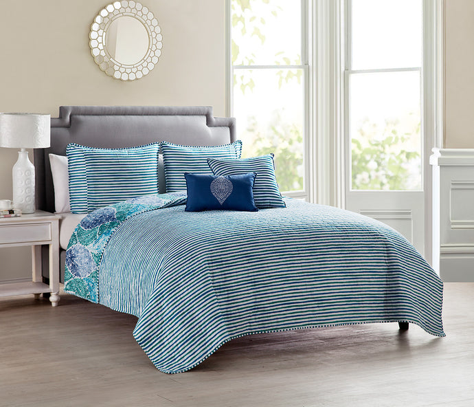 Emerald Paisley 5 Piece King In Green