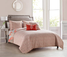 Emerald Paisley 5 Piece King In Coral