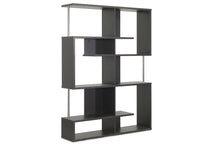 Baxton Studio Kessler Dark Brown Modern Bookshelf - Tall Height